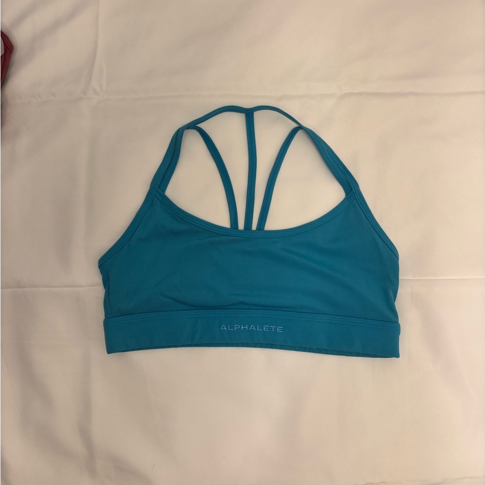 Alphalete Vibrant Blue Sports Bra - Picture 1 of 4